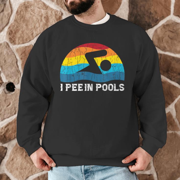 I Pee In Pools Swimmer Swimming Coach Player Graphic Men Graphic Sweatshirt I Pee In Pools Swimmer Swimming Coach Player Graphic Men Graphic Sweatshirt