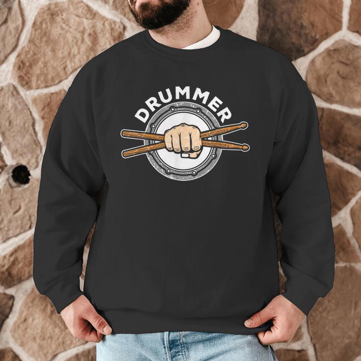 Percussion Drum Sticks Drummer Quote Drum Kit T-Shirt Men Graphic Sweatshirt
