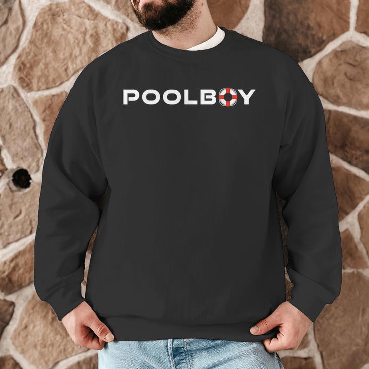 Pool Boy Swimming Pool Lifeguard Men Graphic Sweatshirt Pool Boy Swimming Pool Lifeguard Men Graphic Sweatshirt