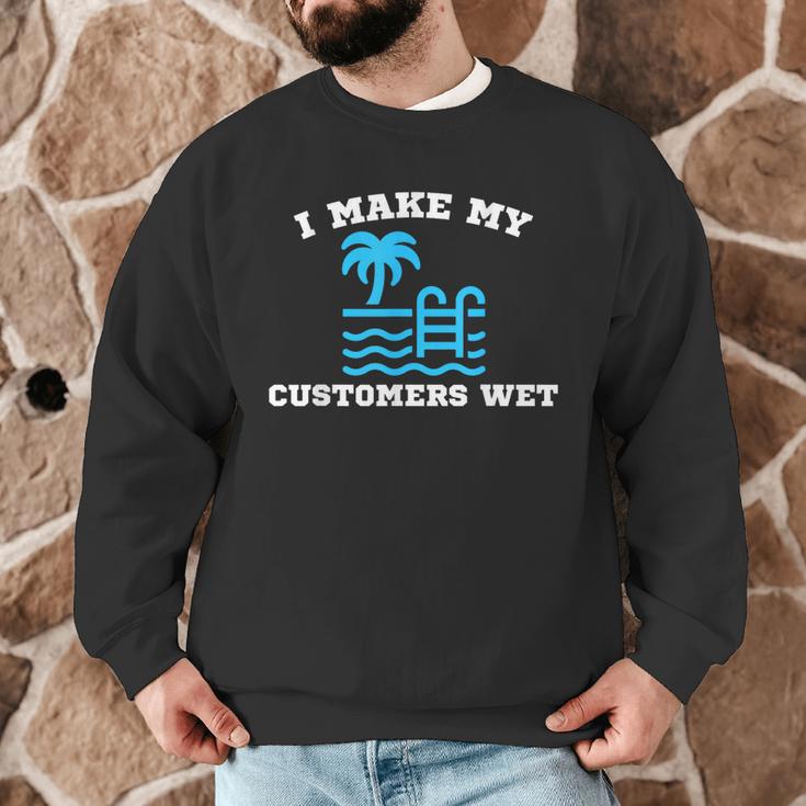 Pool Boy For Swimming Pool Service Guy Men Graphic Sweatshirt