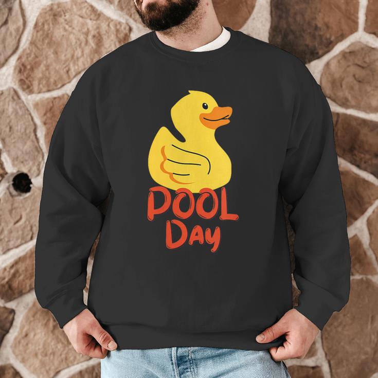 Pool Swimming Day Men Graphic Sweatshirt Pool Swimming Day Men Graphic Sweatshirt