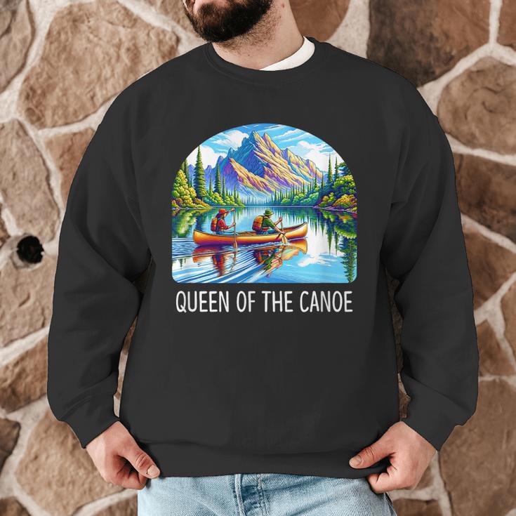 Queen Of The Canoe Canoeing Men Graphic Sweatshirt