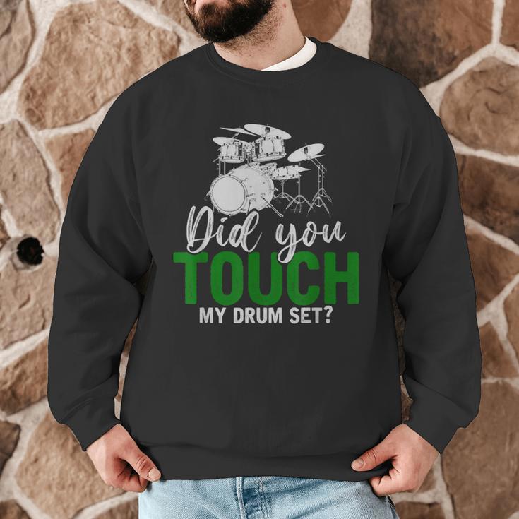 Rock Musical Instrument Band Drummer Drum Kit Men Graphic Sweatshirt
