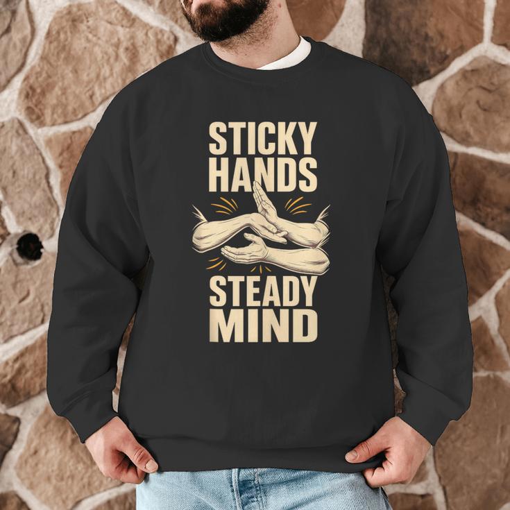 Sticky Hands Steady Mind Muay Thai Boxing Sleeveless Men Graphic Sweatshirt Sticky Hands Steady Mind Muay Thai Boxing Sleeveless Men Graphic Sweatshirt