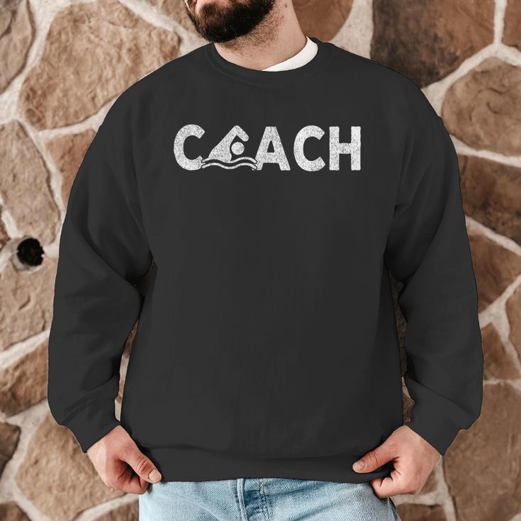 Swim Coach Swimming Coach Swim Teacher Swimmer Retro Men Graphic Sweatshirt Swim Coach Swimming Coach Swim Teacher Swimmer Retro Men Graphic Sweatshirt