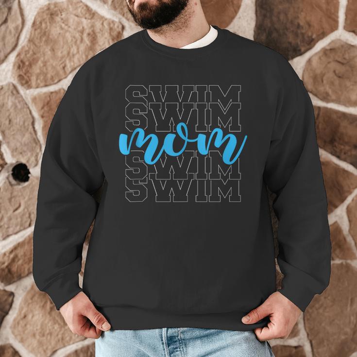 Swim Mom For Mothers Swimming Men Graphic Sweatshirt Swim Mom For Mothers Swimming Men Graphic Sweatshirt