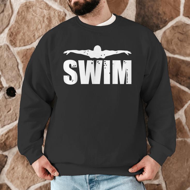 Swim Sports Swimming Water Athletic Swimmer Men Graphic Sweatshirt Swim Sports Swimming Water Athletic Swimmer Men Graphic Sweatshirt