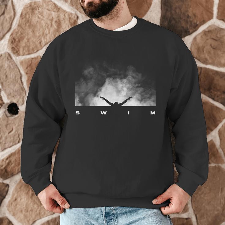 Swim Swimmer Swimming Men Graphic Sweatshirt Swim Swimmer Swimming Men Graphic Sweatshirt