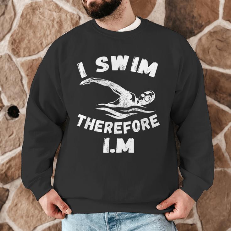 Swimming Competitive Freestyle Swim For Swimmer Men Graphic Sweatshirt Swimming Competitive Freestyle Swim For Swimmer Men Graphic Sweatshirt