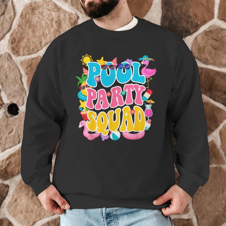 Swimming Pool Party Squad Beach Pool Party Matching Beach Men Graphic Sweatshirt Swimming Pool Party Squad Beach Pool Party Matching Beach Men Graphic Sweatshirt