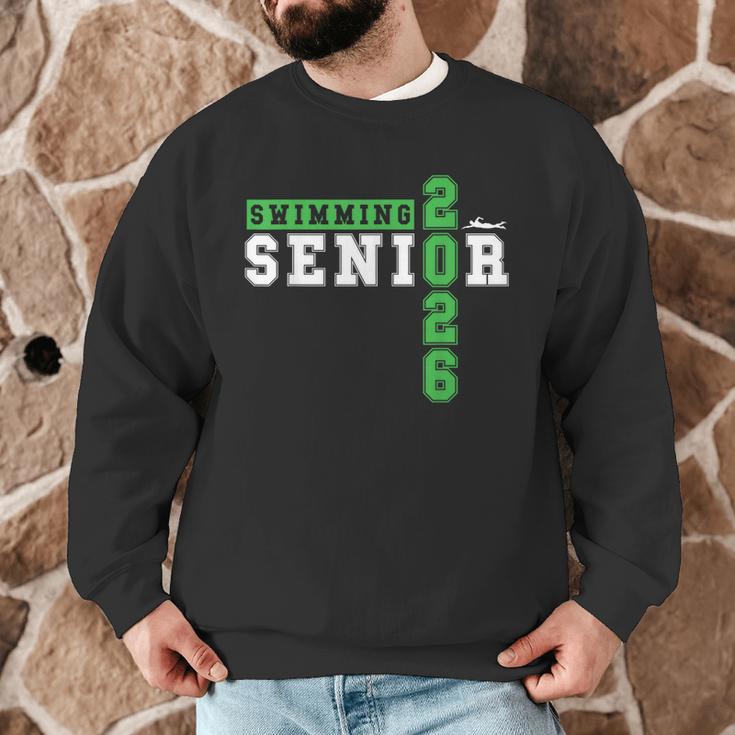 Swimming Senior Night Swim Senior 2026 Graduation 33 Men Graphic Sweatshirt Swimming Senior Night Swim Senior 2026 Graduation 33 Men Graphic Sweatshirt