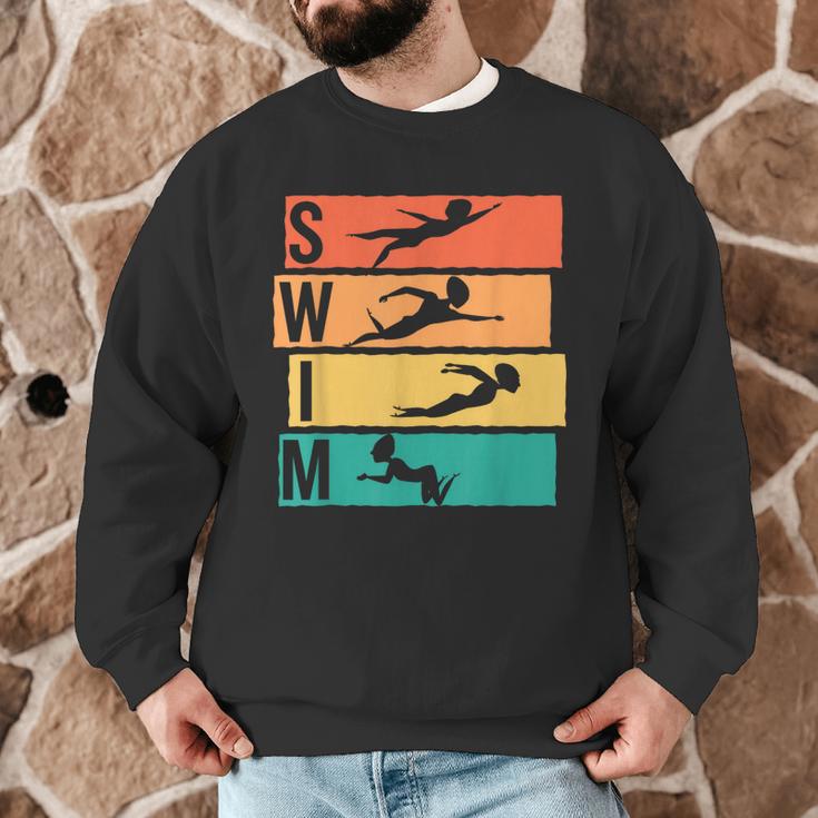 Swimming Swim Men Graphic Sweatshirt