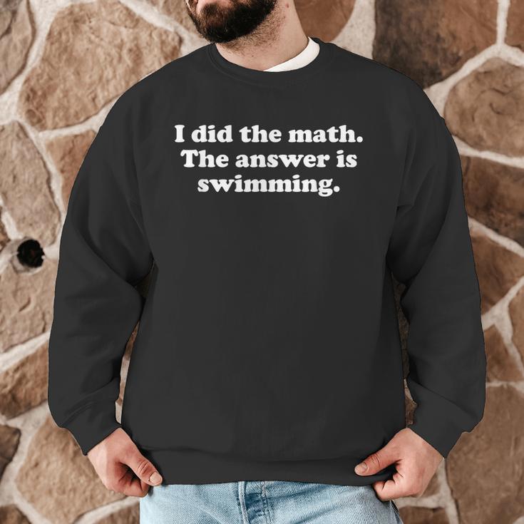 Swimming Or Swimmer Swim Coach Men Women Girls Boys Men Graphic Sweatshirt Swimming Or Swimmer Swim Coach Men Women Girls Boys Men Graphic Sweatshirt