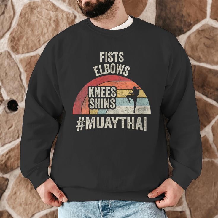 Women's Retro Muay Thai Martial Arts Fighter Graphic Men Graphic Sweatshirt Women's Retro Muay Thai Martial Arts Fighter Graphic Men Graphic Sweatshirt