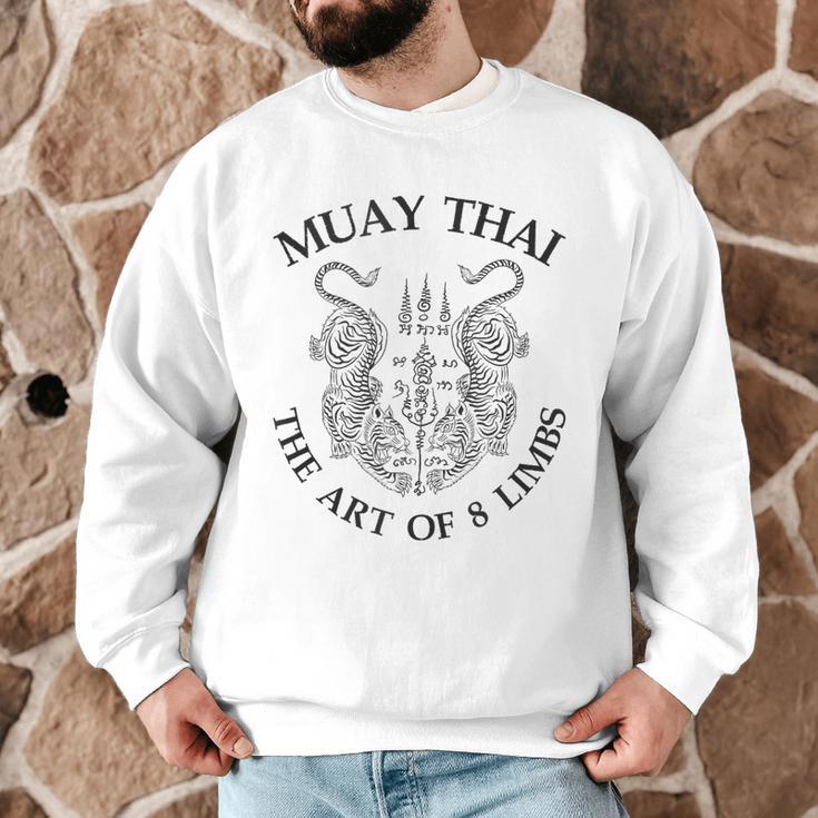 The Art Of 8 Limbs Muay Thai Men Graphic Sweatshirt The Art Of 8 Limbs Muay Thai Men Graphic Sweatshirt