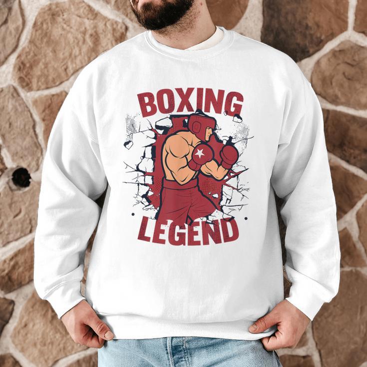 Boxing Legend Professional Boxer Muay Thai Boxing Men Graphic Sweatshirt Boxing Legend Professional Boxer Muay Thai Boxing Men Graphic Sweatshirt