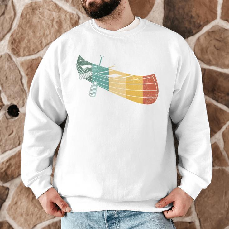 Canoe Canoeing Retro Vintage Men Graphic Sweatshirt