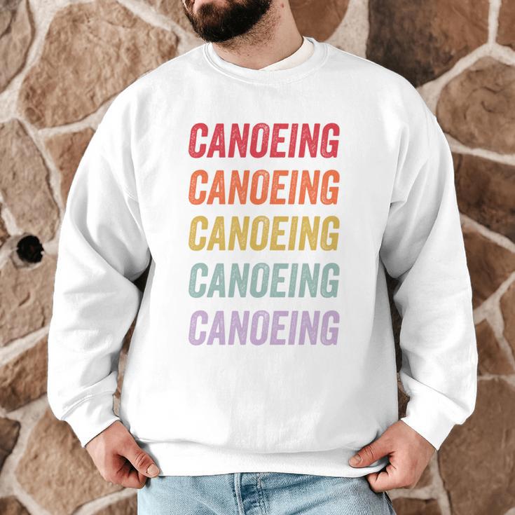 Canoeing Men Graphic Sweatshirt