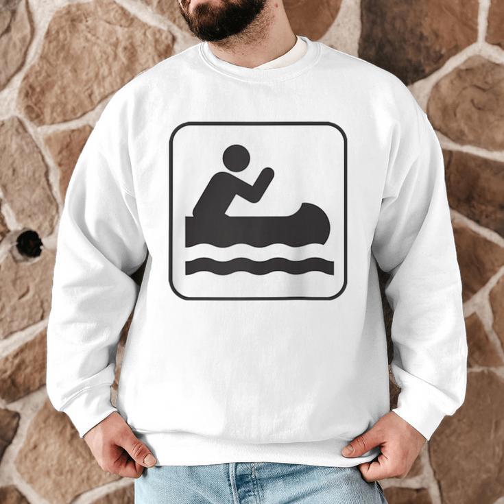 Cool Outdoor Water Sport Canoe Raglan Baseball Tee Men Graphic Sweatshirt