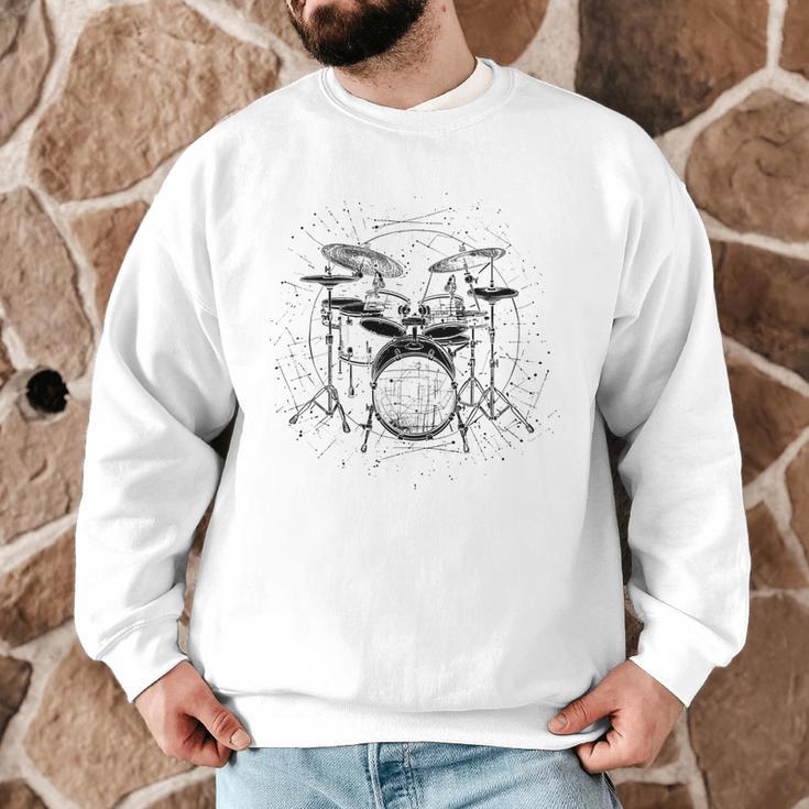 Drum Kit Men Graphic Sweatshirt Drum Kit Men Graphic Sweatshirt