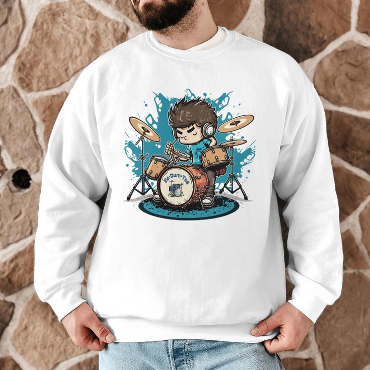 Drum Set Drumming Drummers Drum Kits Music Men Graphic Sweatshirt Drum Set Drumming Drummers Drum Kits Music Men Graphic Sweatshirt