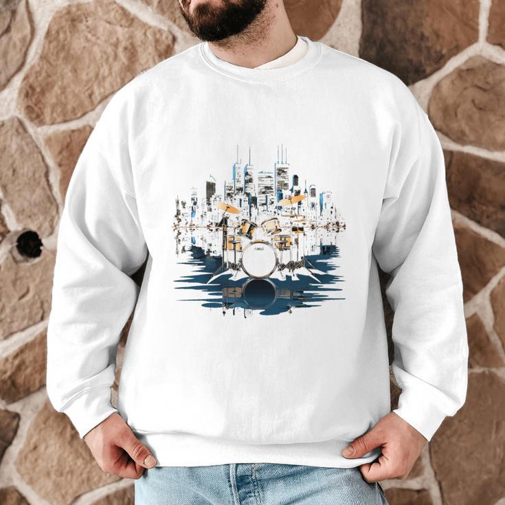 Drumset Drum Kit Music Drummer Drumming Men Graphic Sweatshirt Drumset Drum Kit Music Drummer Drumming Men Graphic Sweatshirt