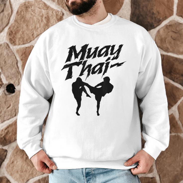 Muay Thai Boxing Martial Arts Fighter Men Graphic Sweatshirt