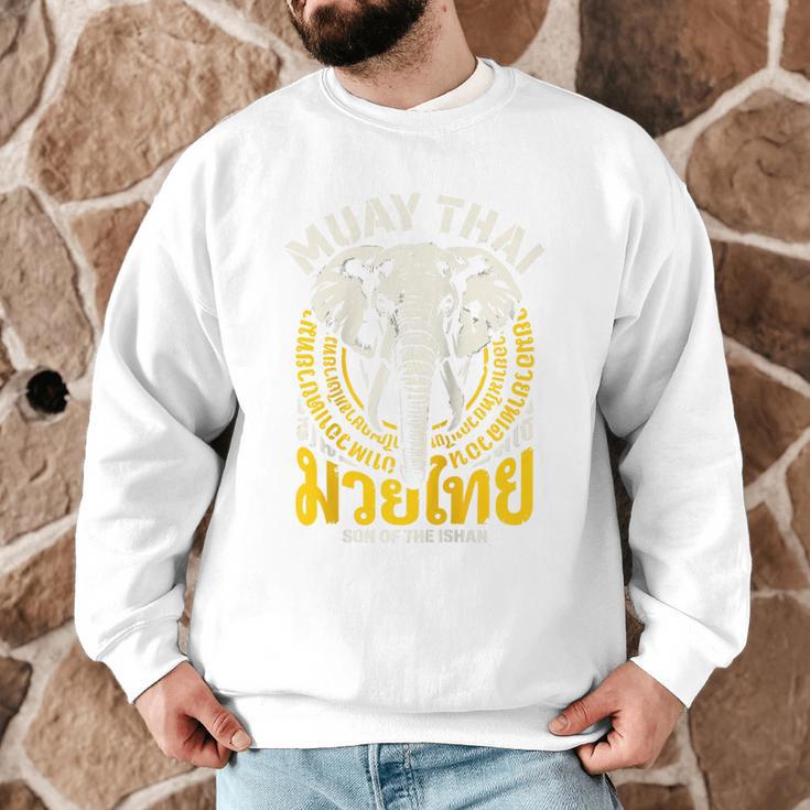 Muay Thai Thailand Fighter Martial Arts Son Of The Ishan Tee Raglan Baseball Tee Men Graphic Sweatshirt