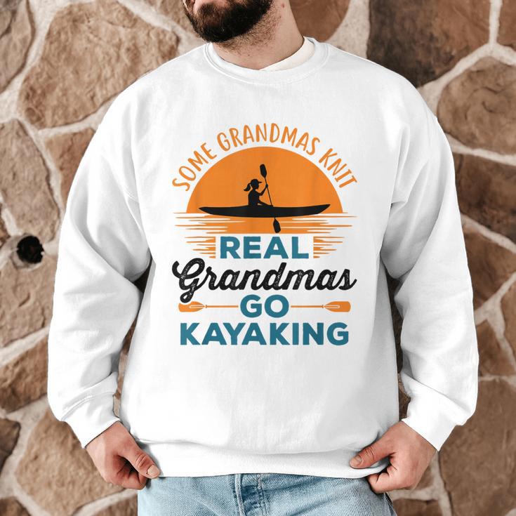 Real Grandmas Go Kayaking Yak Kayak Women Canoe Kayaker Men Graphic Sweatshirt