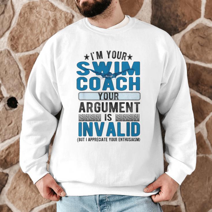 Swim Coach Swimming Coach Men Graphic Sweatshirt Swim Coach Swimming Coach Men Graphic Sweatshirt