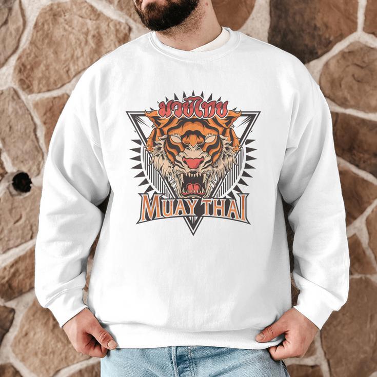 Tigar Muay Thai MMA Vintage Kickboxing Training Men Graphic Sweatshirt Tigar Muay Thai MMA Vintage Kickboxing Training Men Graphic Sweatshirt