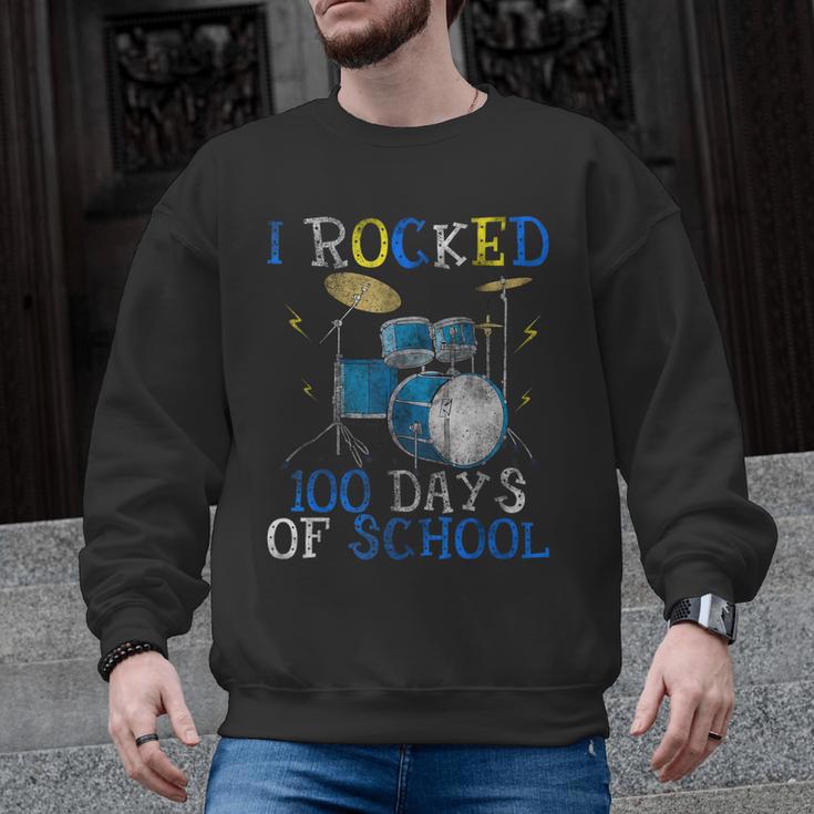 100th Day Of School T Shirt Happy 100 Days Drum Kit Music Men Graphic Sweatshirt, trending gift 100th Day Of School T Shirt Happy 100 Days Drum Kit Music Men Graphic Sweatshirt, trending gift