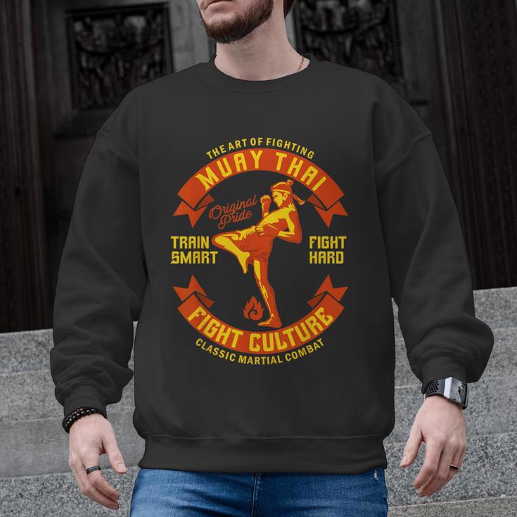 The Art Of Fighting Culture Muay Thai Men Graphic Sweatshirt