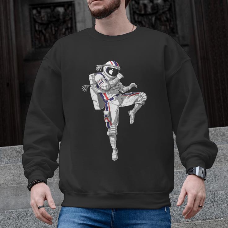Astronaut Muay Thai Boxing Karate Kickboxing Martial Arts Men Graphic Sweatshirt, trending gift