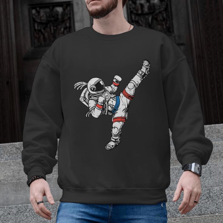 Astronaut Muay Thai Fighter Space Martial Arts Men Women Kid Men Graphic Sweatshirt