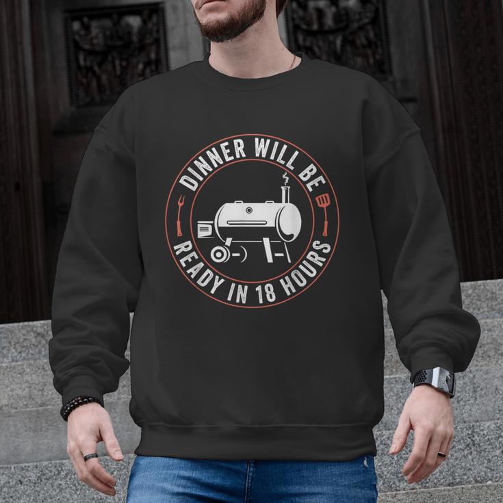 BBQ Dad Smoking Meat Smoker Barbecue Dad Apparel Men Graphic Sweatshirt