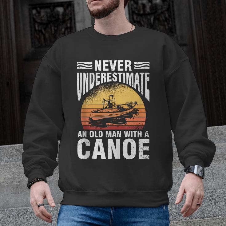 Canoe Old Man Sleeveless Men Graphic Sweatshirt