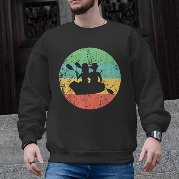 Canoeing Shirt Vintage Retro Canoe Men Graphic Sweatshirt