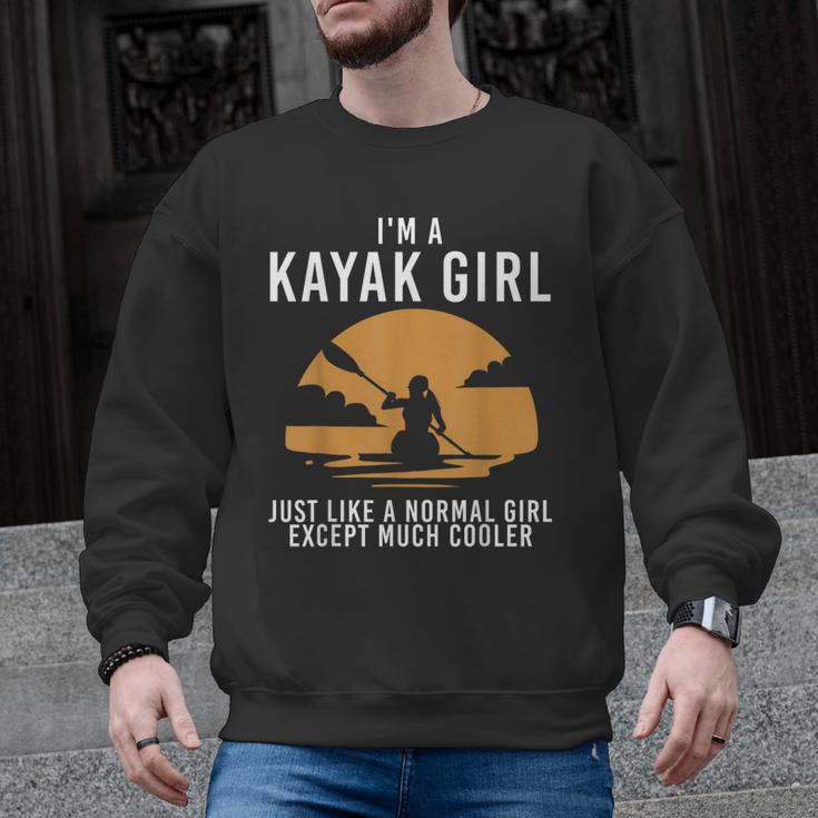 Cool Kayak For Women Girls Kayaker Canoe Kayaking Paddle Oar Men Graphic Sweatshirt