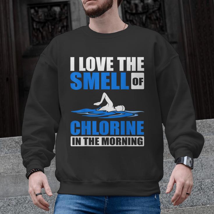 Cool Swimming Art Men Women Swimmer Swim Lover Pool Chlorine Men Graphic Sweatshirt