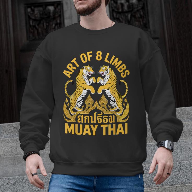 Cute Muay Thai Art For Men Women Kids Muay Thai Lovers Men Graphic Sweatshirt