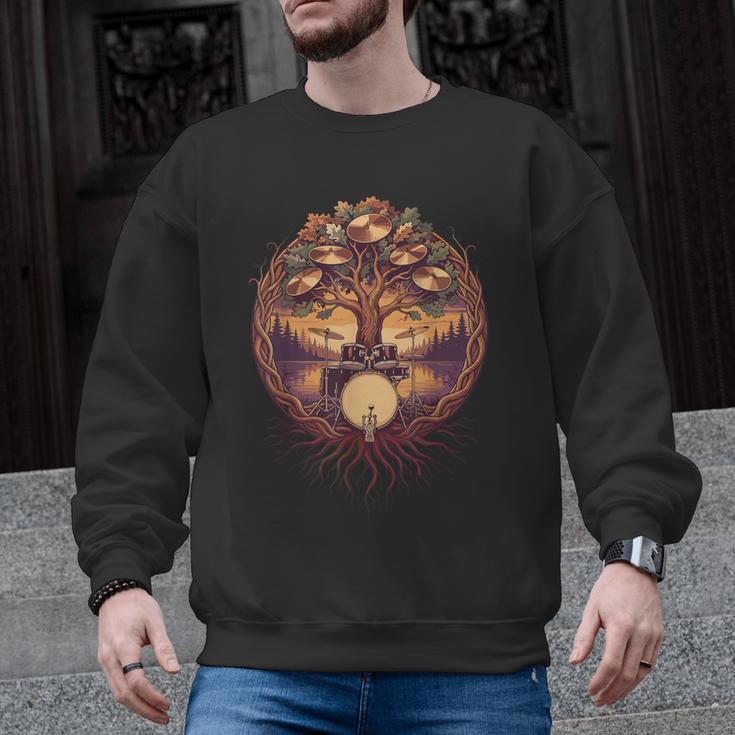 Drummer Drum Kit Musician Percussion Player Men Graphic Sweatshirt