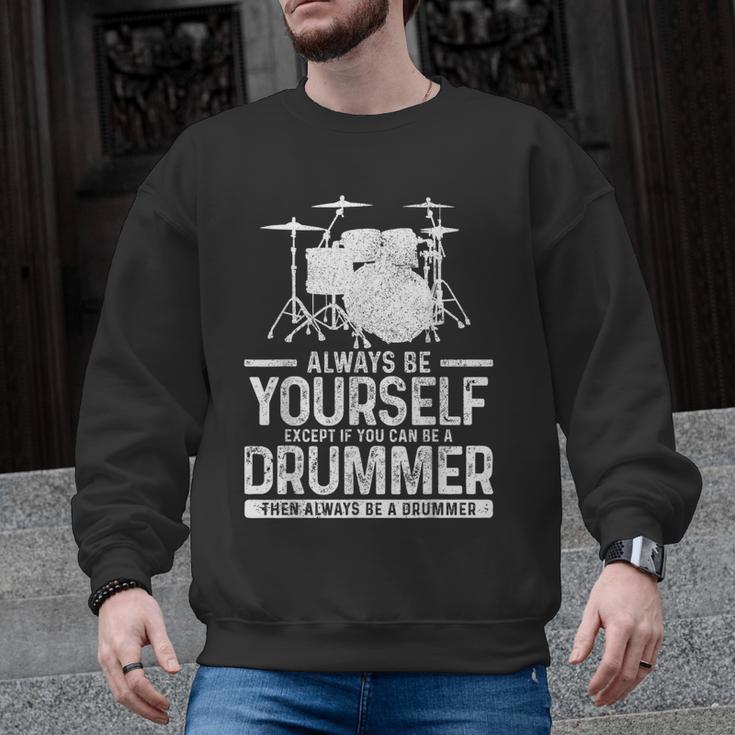 Drummer Drum Kit Saying Drummer Men Graphic Sweatshirt, trending gift