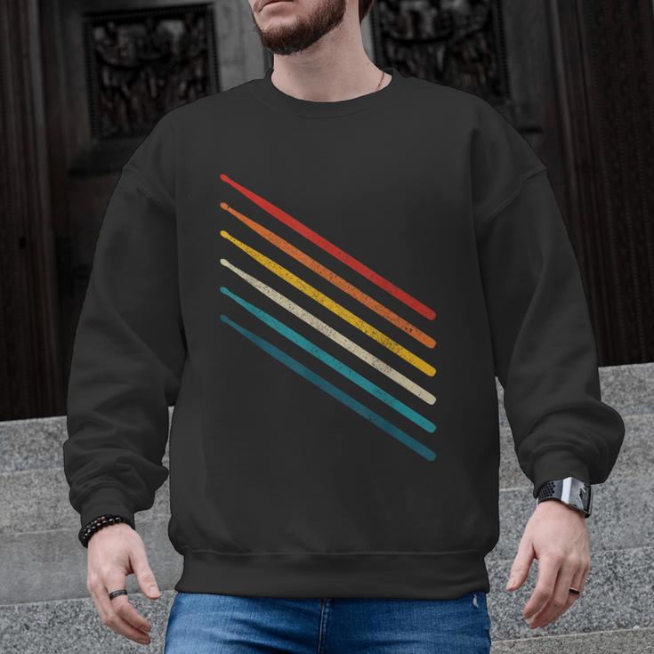 Drummer Drum Kit Vintage Retro Drummer Men Graphic Sweatshirt, trending gift
