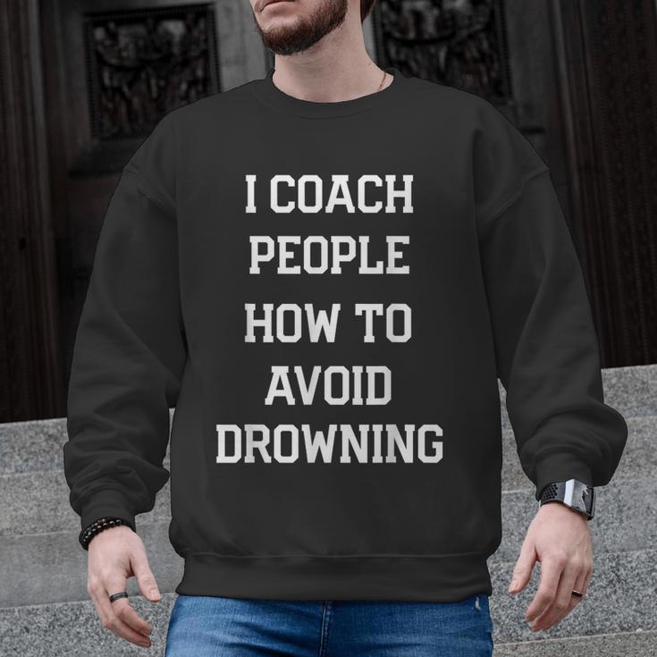 HILARIOUS TEACHER QUOTE SWIMMING COACH SWIM INSTRUCTOR Men Graphic Sweatshirt