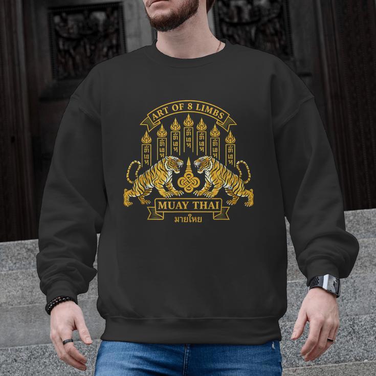 Muay Thai Art Of 8 Limbs Tiger Martial Arts Men Graphic Sweatshirt