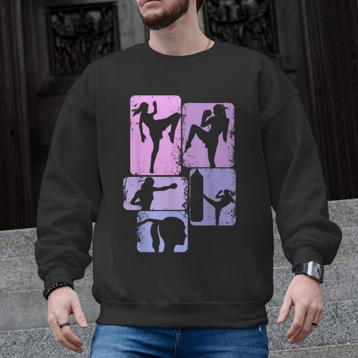 Muay Thai Thai Boxes Girls Kids Women Men Graphic Sweatshirt