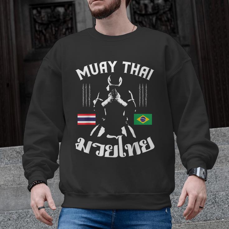 Muay Thai Brazil Brazilian Martial Arts Thai Men Graphic Sweatshirt, trending gift