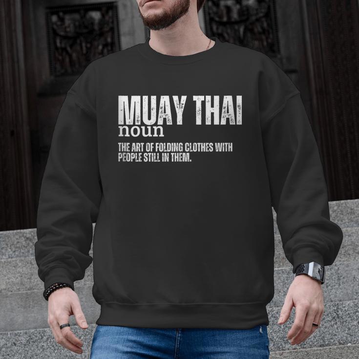 Muay Thai Definition Muay Thai Men Graphic Sweatshirt