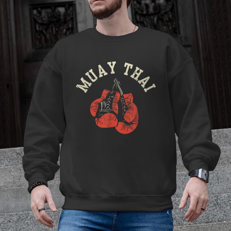 Muay Thai Hobby Boxing Fighter Martial Arts Men Graphic Sweatshirt